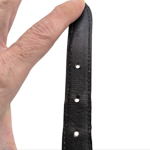 art 707 Vintage Genuine Peacock Feather Adjustable Women’s Belt Size S|M - Picture 10 of 13